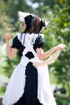  anya apron cosplay dog_ears highres maid maid_apron maid_uniform photo tail 