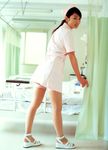  7_days_7_colors cosplay garters kumada_yoko nurse nurse_uniform photo 