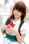 cosplay kipi-san maid maid_apron maid_uniform photo 