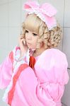  babydoll blonde_hair bloomers bow cosplay hair_bow hairbow hina_ichigo katakura_rin photo ribbon ribbons rozen_maiden underwear 