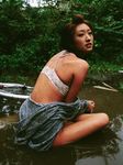  bicycle bra hood hoodie lingerie mud photo pond underwear wet 