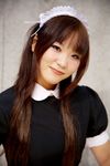  cosplay highres hirazuka_yuki maid maid_apron maid_uniform photo 