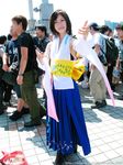 boots cosplay detached_sleeves final_fantasy final_fantasy_x photo robe robes saeki_tsukahisa yuna 