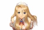  blonde_hair cleavage long_hair shining_hearts tagme taka_tony white 