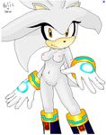  amber_eyes breasts crossgender female gloves hedgehog holic mammal nipples pussy sega silver_the_hedgehog sonic_(series) 