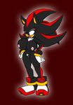  big_breasts breasts crossgender female gloves hand_on_hip hedgehog mammal nipples pubes pubic_hair pussy red_eyes sega shaddie_the_hedgehog shadow_the_hedgehog shoes solo sonic_(series) thecon 