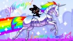  black black_fur cat english_text equine feline fur gamer_cat gamercat horn horse machine male mammal mechanical rainbow robot robot_unicorn_attack text unicorn wallpaper 