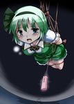  arms_behind_back bdsm bondage bound box_tie konpaku_youmu lilish pussy_juice rope shibari shibari_over_clothes solo suspension sweat tears touhou vibrator 