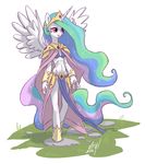  anthro anthrofied atryl cape crown equine female friendship_is_magic hooves horn horse mammal my_little_pony pony princess_celestia_(mlp) royalty solo winged_unicorn wings 