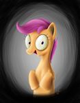  equine female feral friendship_is_magic happy insane looking_at_viewer mammal my_little_pony open_mouth pegasus rape_face scootaloo_(mlp) solo wings young 