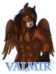  horse idess male mammal muscles pegasus stud toned valmir wings 