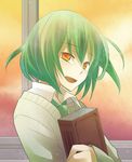  :d bad_id bad_pixiv_id banned_artist book fading fujishiro_nageki ghost green_hair happy_tears hatoful_kareshi male_focus necktie open_mouth orange_eyes personification school_uniform smile solo spoilers sweater tears torino_rito 