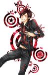  bad_id bad_pixiv_id bishop07 grin male_focus red_eyes red_hair sakurada_hiromu smile solo super_sentai tokumei_sentai_go-busters 