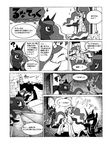  bad_pixiv_id celestia_(my_little_pony) comic greyscale horse luna_(my_little_pony) monochrome my_little_pony my_little_pony_friendship_is_magic no_humans pepsiso translated unicorn wings 