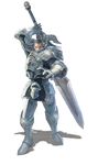  huge_sword human knight male official_art tera_online transparent_background 