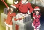  amagami bell_ringer cakes christmas sale santa&#039;s_helpers santa_claus screen_capture seasonal short_santa_uniforms tanamachi_kaoru 