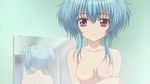  bath light_blue_hair mashiroiro_symphony pink_eyes steam uryu_sakuno 