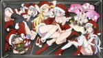  ben-tou boots christmas inoue_asebi oshiroi_hana santa_claus sawagi_kyo sawagi_kyou shaga_ayame thighhighs yarizui_sen 