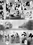  comic cum disney donald_duck fellatio female goofy greyscale house_of_mouse kissing male mammal mickey_mouse minnie minnie_mouse monochrome mouse oral oral_sex oswald_the_lucky_rabbit rodent sex submissive twistedterra 