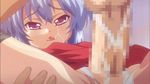  animated_gif blue_hair censored imouto_paradise! on_back penis purple_eyes pussy_juice screen_capture sex shirt_lift spread_legs tagme tears vagina 