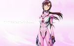  blue_eyes brown_hair evangelion:_2.0_you_can_(not)_advance makinami_mari_illustrious megane neon_genesis_evangelion plugsuit rebuild_of_evangelion wallpaper 