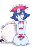  :d ^_^ alternate_breast_size bad_id bad_pixiv_id bangs blue_hair blue_skin blush_stickers chinese_clothes christmas claws cleavage_cutout closed_eyes crop_top fingerless_gloves flat_chest flipped_hair fur_trim gloves hair_between_eyes hand_on_thigh happy hat head_tilt jiangshi knife lei_lei midriff miniskirt navel ofuda open_mouth sack santa_costume seiza shadow shirt short_hair simple_background sitting skirt sleeveless sleeveless_shirt smile solo thick_thighs thighs translation_request tsukudani_(coke-buta) turtleneck vampire_(game) weapon white_background 