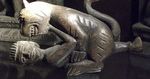  feline female feral human interspecies male mammal proper_art sculpture sex statue straight unknown_artist 