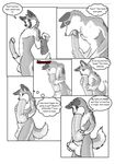  balls boxers canine comic dialog dialogue english_text growth hyper hyper_penis knot male mammal masturbation oral penis pills solo text underwear unknown_artist 