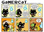  black black_fur cat celesse comic english_text fairy feline fur gamer_cat gamercat link male mammal navi pot pots samantha_whitten text the_legend_of_zelda video_games 