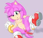  anal anal_beads blush breasts female pussy sega sex_toy small_breasts sonic_(series) unknown_artist 