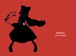  hakurei_reimu ipod parody silhouette touhou 