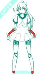  android knee_pads labrys long_hair miniskirt persona persona_4:_the_ultimate_in_mayonaka_arena pipirucchi1 pleated_skirt ponytail robot_joints school_uniform skirt solo 
