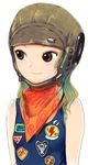  bad_id bad_pixiv_id bandana banned_artist black_eyes blonde_hair copyright_request helmet nagasawa_shin sleeveless smile solo 