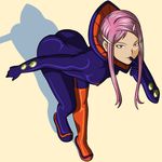  anemone_(eureka_seven) ass bent_over eureka_seven eureka_seven_(series) hair_ornament hairclip long_hair nike_(0306) pink_eyes pink_hair solo 