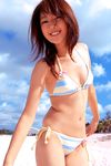  beach bikini highres photo side-tie_bikini swimsuit takigawa_hanako 