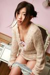  highres ootomo_sayuri otomo_sayuri photo shorts shorts_pull sweater_dress 