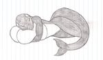  big_breasts breasts cetacean chest_pillows dragon-heart dyna_(character) female huge_breasts i_sleep_here mammal marine orca sleeping whale 