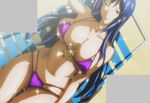  bra female large_breasts laying_down maken-ki! nijou_aki solo 
