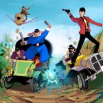  artist_request car crossover fight ghibli gun lupin vehicle weapon wheel 