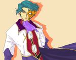  1boy artist_request code_geass face green_hair jeremiah_gottwald male male_focus solo source_request 