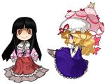  2girls dress female kazeto multiple_girls parody style_parody touhou 