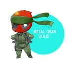  chibi cosplay crossover deadpool eyepatch konami marvel metal_gear metal_gear_(series) metal_gear_solid 