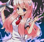  1girl baka_to_test_to_shoukanjuu blush himeji_mizuki long_hair pink_hair tagme 