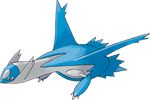  game_freak latios nintendo no_humans official_art pokemon pokemon_(game) pokemon_rse pokemon_ruby_and_sapphire sugimori_ken 