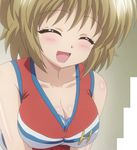  bra breasts cheerleader kurabu_katsuyo r-15 screencap smile underwear 