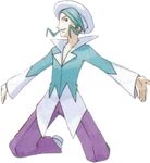  game_freak gym_leader lowres male male_focus mikuri_(pokemon) nintendo official_art pokemon pokemon_(game) pokemon_rse pokemon_ruby_and_sapphire sugimori_ken 