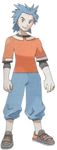  game_freak gym_leader lowres male male_focus nintendo official_art pokemon pokemon_(game) pokemon_rse pokemon_ruby_and_sapphire sugimori_ken touki_(pokemon) 