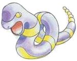  ekans lowres no_humans official_art pokemon pokemon_(game) pokemon_blue pokemon_red_and_green pokemon_rgby pokemon_yellow sugimori_ken 