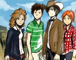  amy_pond doctor_who eleventh_doctor hat river_song rory_williams the_doctor tuna-sama 