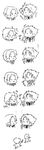  2boys :3 cellphone chasing chibi comic emiya_kiritsugu fate/zero fate_(series) graphite_(medium) greyscale hachi_(gaoo) highres monochrome multiple_boys phone silent_comic sweat sweatdrop toosaka_tokiomi traditional_media translation_request 